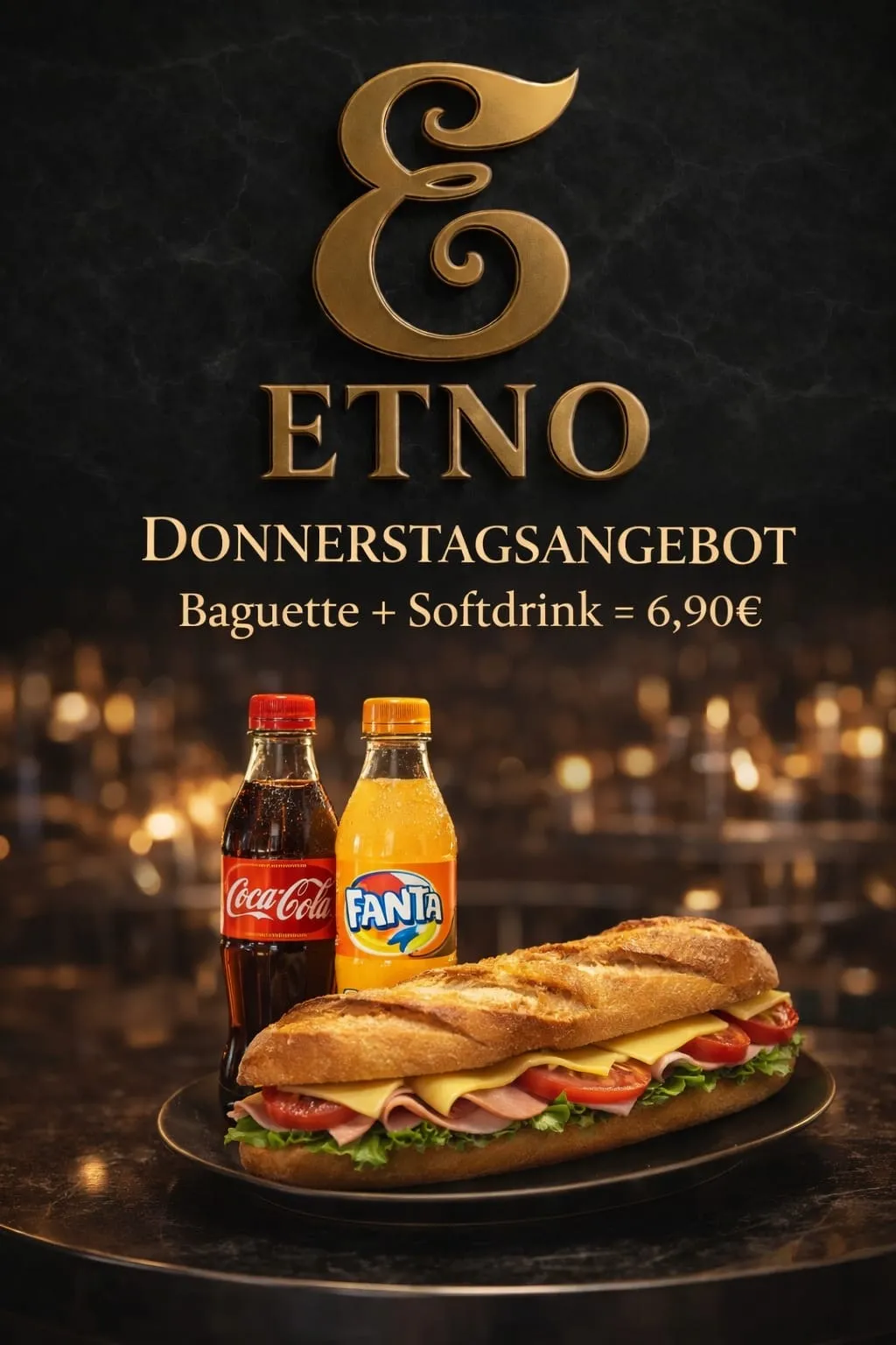 Donnerstagsangebot – Baguette und Softdrink für 6,90 Euro